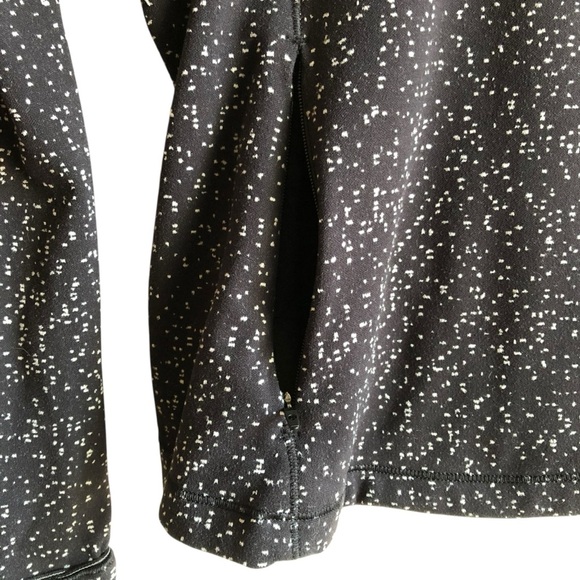 Lululemon Run Briskly 1/2 Zip Top 4 Magnetized Jacquard Black Speckled - Picture 14 of 16